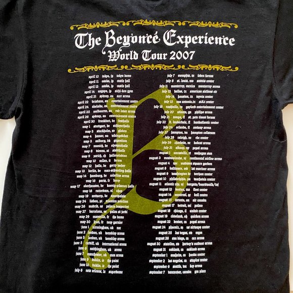 RARE Beyonce 'The Beyonce Experience' Tour T-Shirt - Picture 4 of 5